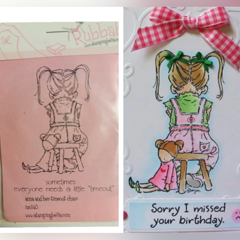 Adorable Stamp “Sometimes everyone needs a little “timeout”